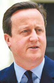 留欧派代表英国首相卡梅伦。