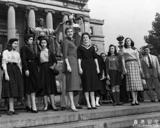 20世纪40年代的Barnard学院学生