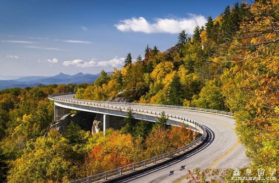 蓝色山脊公园道Blue Ridge Parkway