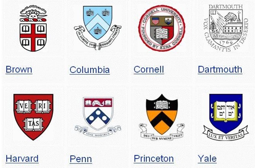 2015年秋季入学期美国常青藤大学本科录取情况